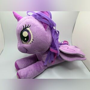 My Little Pony Twilight Sparkle 12" Plush Unicorn Lying Down Purple plushie 2016